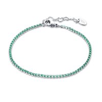 Bracciale Brand Donna Tennis colorato in Acciaio Zircone 14BR043V-M - 14BR043V-M
